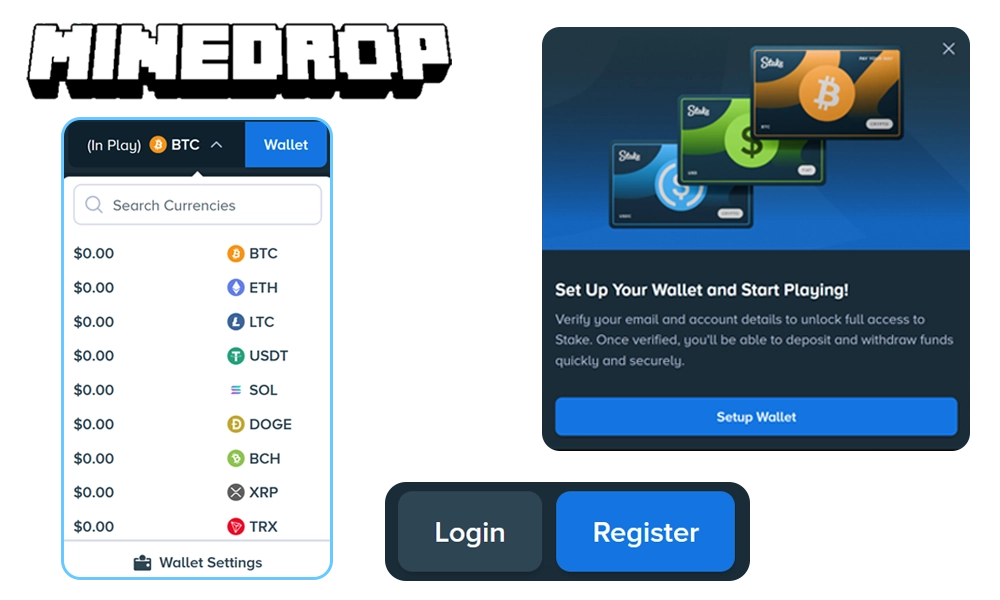 How to Deposit Funds for Mine Drop