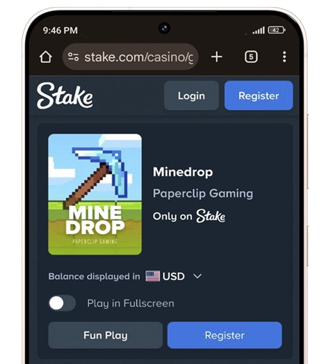 mine drop app